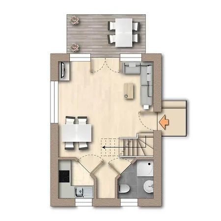 Buhne 3, Lieper Winkel, Hafen Rankwitz Σπίτι διακοπών *